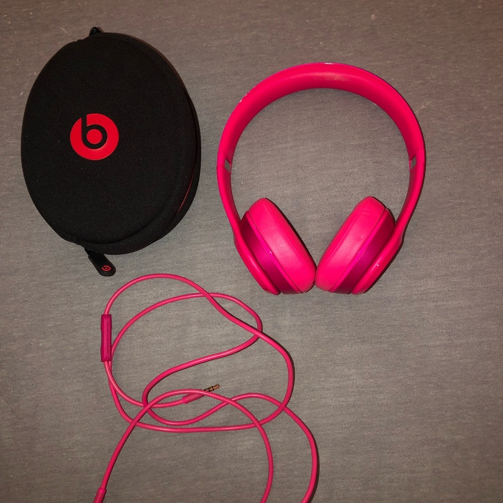 Pink Beats Solo with cord